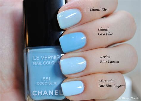 chanel nail coco blue|chanel nail color chart.